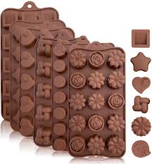 Make your favorite chocolate truffle recipe and have it in a plastic or parchment piping bag. Silicone Candy And Chocolate Moulds Flexible Baking Molds For Chocolate Shaping Hard Or Gummy Candies Keto Fat Bombs Jello Hearts Stars Flowers Emojis Fun Shapes In Brown Trays 6 Pack Amazon Co Uk