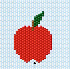 Tutorial Husillo Ladrillo Puntada Manzana Big Apple Diagrama Telar Para Perlitas Patrones De Bordado De Cuentas Punto Ladrillo