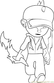 Boboiboy berusia 11 tahun dalam boboiboy dan 14 tahun dalam boboiboy galaxy. Boboiboy Coloring Pages Coloring Home