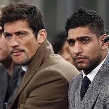 The Underground Sceneof London On Instagram Super Model David Gandy With Champion Boxer Amir Khan