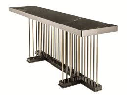 Download The Catalogue And Request Prices Of Schubert Console Table By Longhi Rectangular Marble Console Designer Console Table Console Table Luxury Console