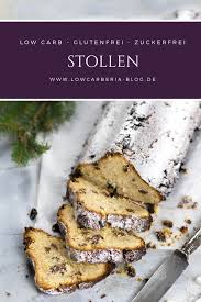 Lowcarb Weihnachtsstollen Rezept Christstollen Rezept Rezepte Quarkstollen Rezept