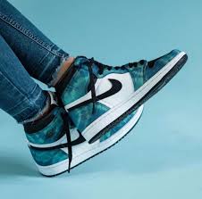 Jordan 1 White Black Aurora Green Sole Seriouss On Instagram Hit Or Miss The Air Jordan 1 High Tie Dye Is Available Now For Pre Order Onl In 2020 Air Jordans Sneakers Men Fashion Sneakers