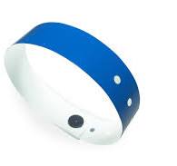 Pulseira de PVC Ajustável com chip RFID / NFC - Promobrace
