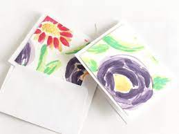 Sometimes we like to mix it up around here. Make Your Own Watercolor Note Cards Hgtv