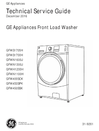 Wiring diagrams washing machines macspares. Ge Gfws1700h Technical Service Manual Pdf Download Manualslib