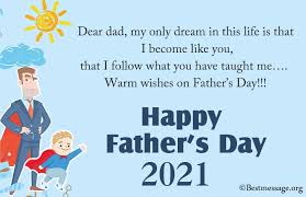 Fathers day is a special occasion that commemorates fathers and father figures around the world, and acknowledges, honours their efforts and contributions towards raising their children. 80 Fathers Day Messages 2021 Best Fathers Day Wishes