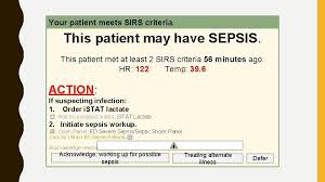 We have to do a sepsis workup and treat the source of the infection opensubtitles2 opensubtitles2. Early Detection Of Sepsis In The Ed Sepsis