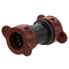 12 Pack 1/2 Inch Drip Irrigation Coupling Fittings with Lock Nuts