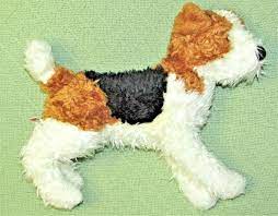 14 Douglas Fox Terrier Puppy Dog Plush Stuffed Cuddle Toys Black White Tan Pup Douglas Fox Terrier Puppy Fox Terrier Plush Dog