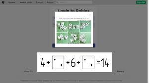 Verifikaciya V Roblox Pick The Image With Dice Adding Up To 14 Youtube