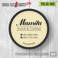 Koleksi oleh farida ulfa • terakhir diperbarui 3 hari lalu. Jual Ready Stiker Label Produk Kemasan Kue Cake Cookies Toples Makanan Pklsk 089 Berkualitas Di Lapak Martan Bukalapak