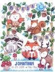 Model stitched on 14 count natural aida with dmc floss. Jungle Baby Cross Stitch Pattern By Imaginating
