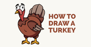 How To Draw A Turkey Really Easy Drawing Tutorial Drawing Tutorial Easy Easy Drawings Drawing Tutorial