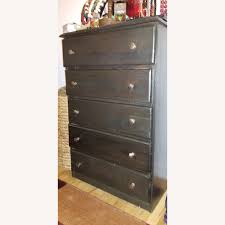 Clear lacquered real wood drawer sides. Gothic Cabinet Craft Espresso 5 Drawer Dresser Aptdeco