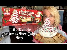 Review little debbie holiday spice christmas tree cakes junk banter. Recipe Little Debbie Christmas Tree Cake Dip 92 3 Wcol Kayla Hanley