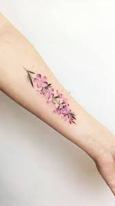 The Meaning Of Your Favorite Flower Tattoos Gladiolus Tattoo Blossom Tattoo Forearm Tattoo Women