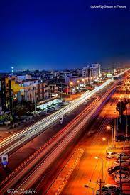 al steen street khartoum شارع الستين الخرطوم by hassan ibrahim sudan khartoum alsteen night sudan khartoum southern africa beautiful destinations