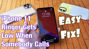 Iphone 11 11 Pro Ringer Sound Volume Gets Low On Incoming Calls Easy Iphone 11 Iphone Incoming Call