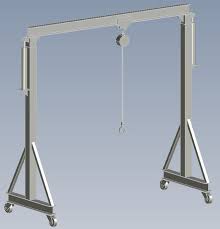 Diy 2 Ton Mobile Gantry Crane How To Make Your Own Mobile Gantry Crane Gantry Crane Plans Show You How Lift Hea Gantry Crane Metal Welding Metal Fabrication