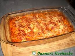 Uberbackene Schinken Hack Rollchen In Tomaten Sahne Sauce Schinken Hack Rollchen Rezepte Kochrezepte