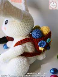 This basket is made of yarn, however it is double woven to make it sturdier for. Amigurumi Patron Conejito De Pascua Pascal Tarturumies