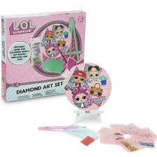 No olvides también de elegir sus vestidos y accesorios para que se vean relucientes. L O L Surprise Diamond Painting Full Kits For Girls Craft Activities For Kids Art And