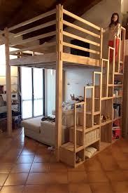 Con ampio posto sotto il letto. Space Saving Loft Ideas Idee Salva Spazio Per Studio Idee Letto A Soppalco Letto A Soppalco Camera Loft