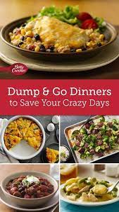 Dump And Go Dinners With Just A Few Ingredients Recipes Delicious Family Dinners Cooking Recipes