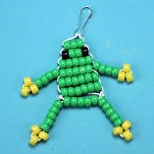 Frog Bead Pet Craft Project Ideas Pony Bead Crafts Pony Bead Animals Pony Bead Projects