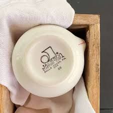 Vintage 1950s Restaurant Ware Creamer by Jackson China circa 1952