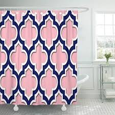 Check spelling or type a new query. Buy Yellow Modern Pink Blue White Moroccan Quatrefoil Lattice Bathroom Decor Bath Shower Curtain 60x72 Inch By Wallis Flora On Dot Bo