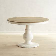 Opens very easily and i love the size when extended. Pier 1 Imports Chloe 42 Rain White Dining Table 450 Liked On Polyvore Featuring Home Round Pedestal Dining Table Dining Room Table Pedestal Kitchen Table