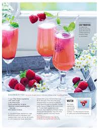Coles Magazine May 2018 Mocktails Sparkling Mineral Water Fizz