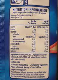 Popcorn is low in calories and makes a great snack addition to a healthy weight loss plan. Poppin Microwave Popcorn