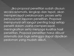 Proposal penelitian harus disusun secara sistematis. Penyusunan Proposal Dan Laporan Penelitian Ppt Download