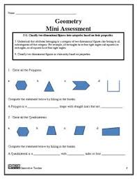 Geometry 5th Grade Assessment Ccss Math Assessment 5th Grades Teaching Math