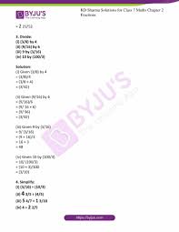 Check spelling or type a new query. Rd Sharma Solutions For Class 7 Maths Chapter 2 Fractions Download Free Pdf