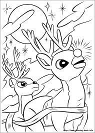 Bilder zum ausmalen, malvorlagen, ausmalbilder, bild, schule, grundschule, unterricht, unterrichtsmaterial: Rudolph The Red Nosed Reindeer Coloring Picture Ausmalbilder Ausmalen Bilder Malen