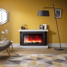 Valuxhome electric fireplace, 33 inches electric fireplace insert, fireplace heater with overheating protection, fire crackling sound, remote control, 750/1500w, black 4.7 out of 5 stars 1,027 $319.99 $ 319. Aga Rayburn Stratus 125 Extra Tall Electric Fireplace Suite Hotprice Co Uk