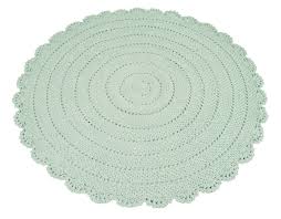 Allerdings kann der teppich abhängig vom material und häkelart größer oder kleiner ausfallen. Kidsdepot Hakelteppich Roundy Rund Mint 110cm Online Kaufen