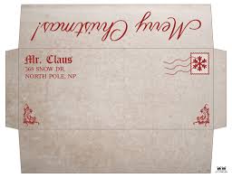 Santa Envelopes Free Printables Printabulls