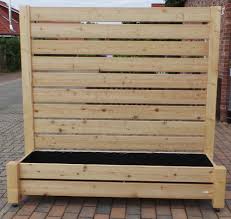 Sichtschutz Zaun Larche Blumenkasten H 180 X B 200 Windschutz Pflanzkubel Neu Garten Terrasse Gartenzaune Sichtschu Hot Tub Outdoor Wood Privacy Planter