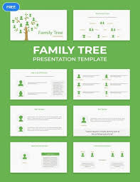 Free Family Tree Powerpoint Presentation Template Powerpoint Ppt Apple Mac Keynote Free Family Tree Presentation Powerpoint Presentation Templates