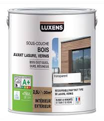 Sous Couche Lasure Bois Avant Lasure Et Vernis Luxens 2 5 L Leroy Merlin