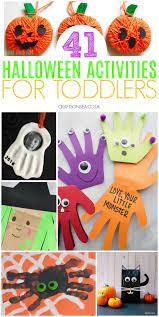 40 Easy And Fun Halloween Activities For Toddlers Halloween Preschool Halloween Activities For Toddlers Halloween Crafts For Kids