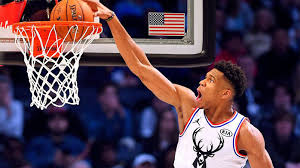 A journey that includes becoming the first european player to ever have a nike signature shoe. Nba Giannis Antetokounmpo Dunk Electrifies Nba All Star Game Video Highlights Results