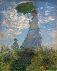 Oil Painting Reproduction Claude Oscar Monet The Promenade Woman With A Parasol Artisoo Com Artist Monet Claude Monet Paintings Monet Paintings
