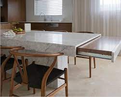 table extensible plan travail table cuisine cachee table a manger et ilot cuisine