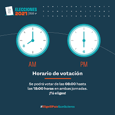 Jun 06, 2021 · ciudad de méxico, junio 6, 2021. Servicio Electoral Twitter Da Para Las Elecciones De Convencionales Constituyentes Gobernadores Regionales Alcaldes Y Concejales El Horario De Votacion Para El Sabado 15 Y Domingo 16 De Mayo Sera Desde Las 8 00 A
